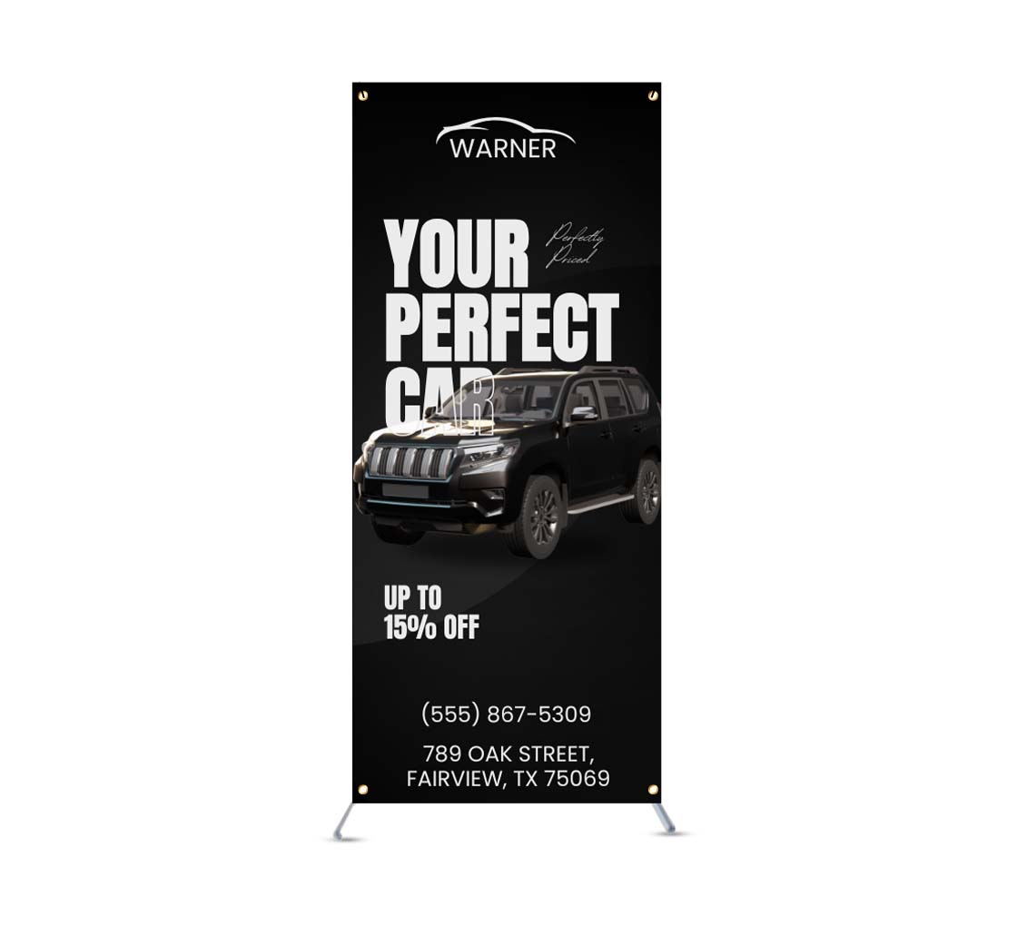 Adjustable X Banner Stand