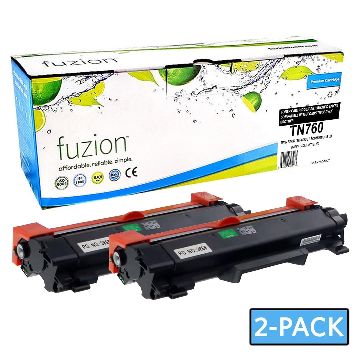 Brother TN760 Compatible Toner - (2/Pack)