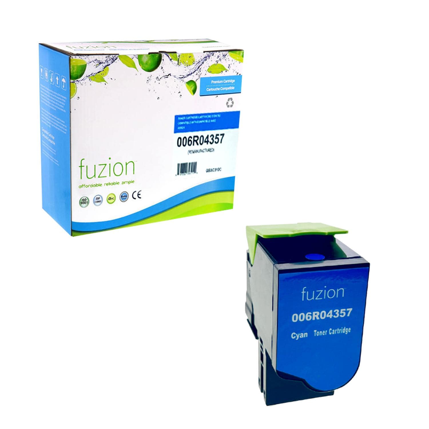 Xerox 006R04357 Remanufactured Toner - Cyan Xerox 006R04357 Remanufactured Toner - Cyan