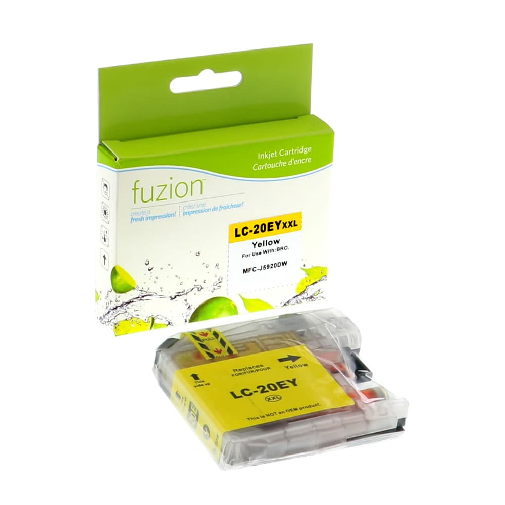 Brother LC20EY Compatible Inkjet - XXL Yellow