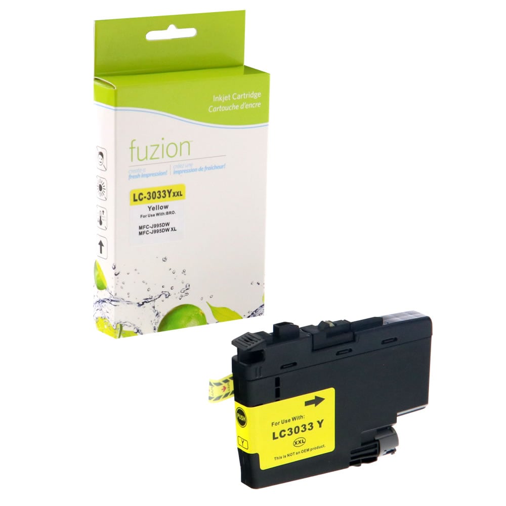 Brother LC3033Y Compatible Inkjet Tank - Super HY Yellow