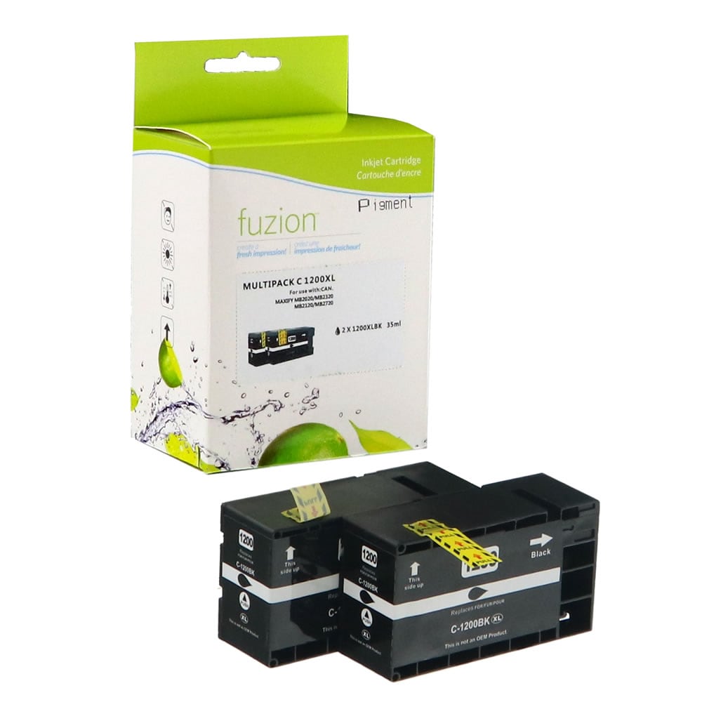 Canon PGI-1200XL Compatible 2/PK Inkjets - Black