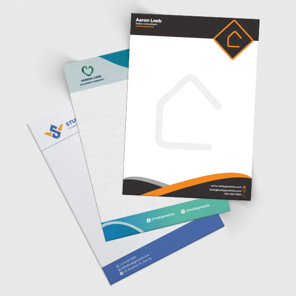 Letterhead + Notepads + Forms