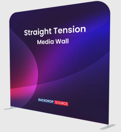 Straight Tension Fabric Backdrop Display