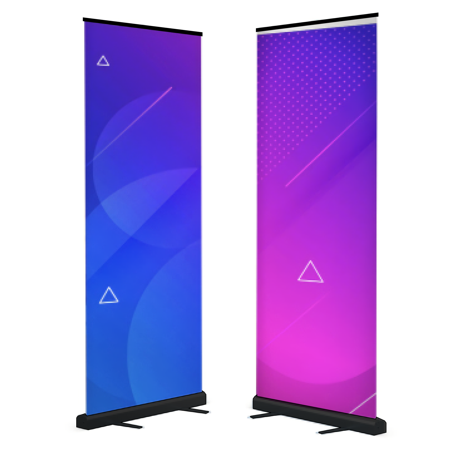 Pull Up Banners 13oz Matte Vinyl Black base (31.5 x 78.75)