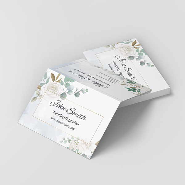Folded Business Cards