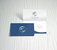 Folded Business Cards 13PT Enviro Uncoated
