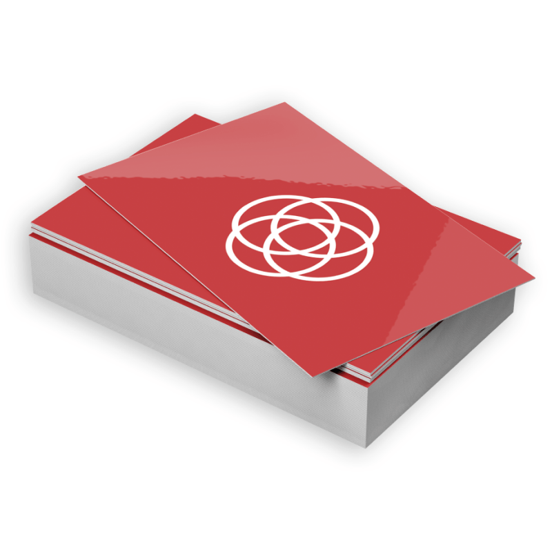 Business cards 18pt Gloss Lamination